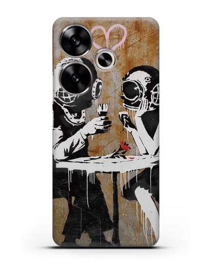 Чехол Think Tank (Бэнкси) силиконовый для Xiaomi Poco F6