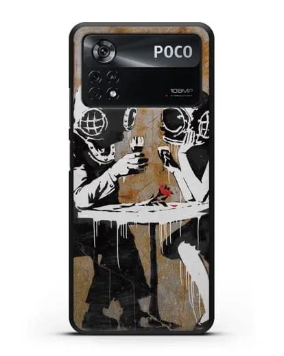 Чехол Think Tank (Бэнкси) силиконовый для Xiaomi Poco X4 Pro