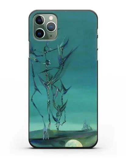 Чехол Эскиз тотемного пейзажа моего детства (Паален Вольфганг) силиконовый для iPhone 11 Pro Max