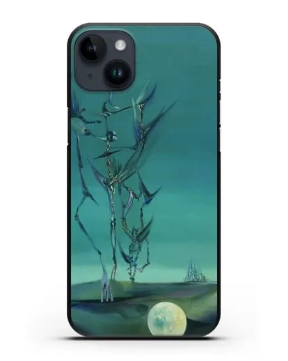 Чехол Эскиз тотемного пейзажа моего детства (Паален Вольфганг) силиконовый для iPhone 14 Plus