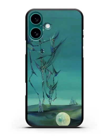 Чехол Эскиз тотемного пейзажа моего детства (Паален Вольфганг) силиконовый для iPhone 16 Plus