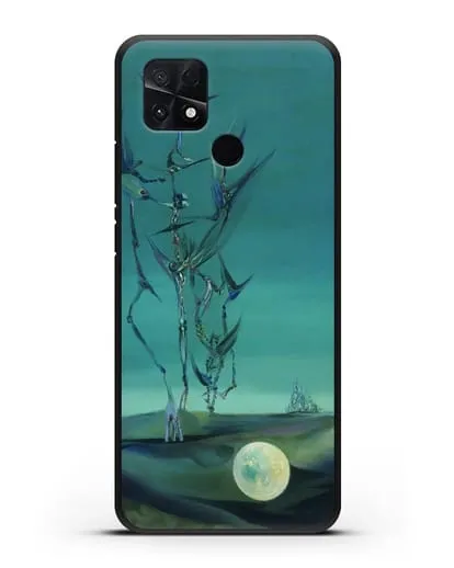 Чехол Эскиз тотемного пейзажа моего детства (Паален Вольфганг) силиконовый для Xiaomi Poco C40