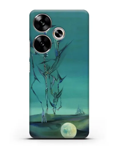 Чехол Эскиз тотемного пейзажа моего детства (Паален Вольфганг) силиконовый для Xiaomi Poco F6