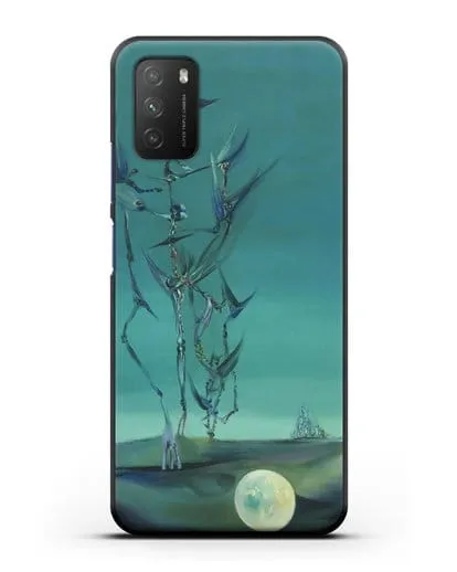 Чехол Эскиз тотемного пейзажа моего детства (Паален Вольфганг) силиконовый для Xiaomi Poco M3