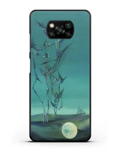 Чехол Эскиз тотемного пейзажа моего детства (Паален Вольфганг) силиконовый для Xiaomi Poco X3