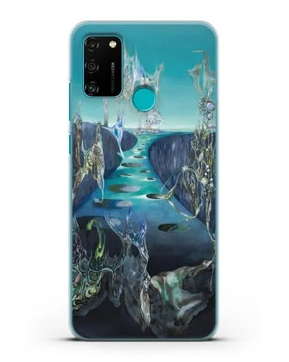 Чехол Тотемный пейзаж (Паален Вольфганг) силиконовый для Honor 9A