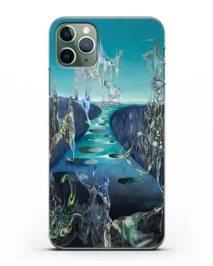 Чехол Тотемный пейзаж (Паален Вольфганг) силиконовый для iPhone 11 Pro