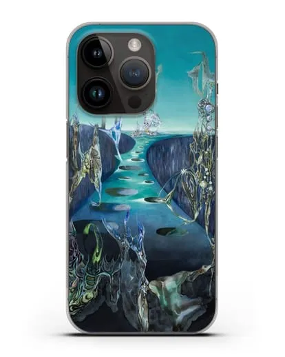 Чехол Тотемный пейзаж (Паален Вольфганг) силиконовый для iPhone 14 Pro