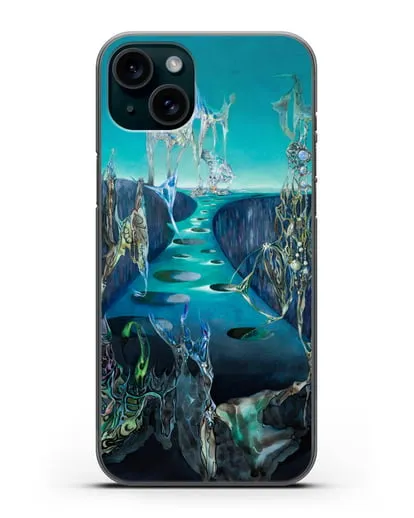 Чехол Тотемный пейзаж (Паален Вольфганг) силиконовый для iPhone 15 Plus