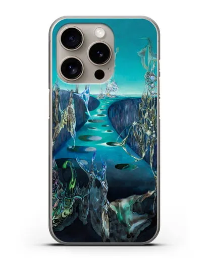 Чехол Тотемный пейзаж (Паален Вольфганг) силиконовый для iPhone 15 Pro