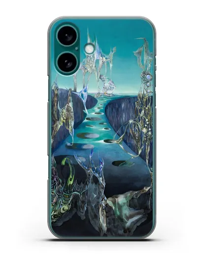 Чехол Тотемный пейзаж (Паален Вольфганг) силиконовый для iPhone 16 Plus