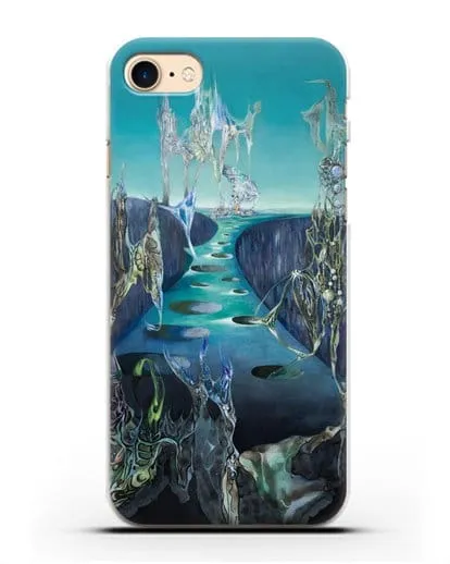 Чехол Тотемный пейзаж (Паален Вольфганг) силиконовый для iPhone 7