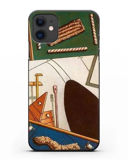 Чехол Метафизический интерьер с печеньем (де Кирико Джорджо) силиконовый для iPhone 11