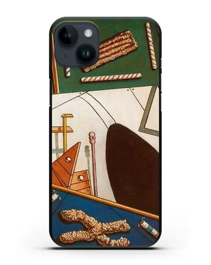 Чехол Метафизический интерьер с печеньем (де Кирико Джорджо) силиконовый для iPhone 14 Plus