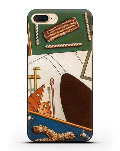 Чехол Метафизический интерьер с печеньем (де Кирико Джорджо) силиконовый для iPhone 7 Plus