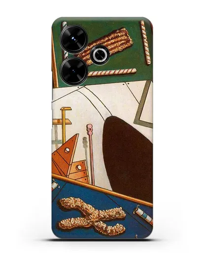 Чехол Метафизический интерьер с печеньем (де Кирико Джорджо) силиконовый для Xiaomi Poco M6