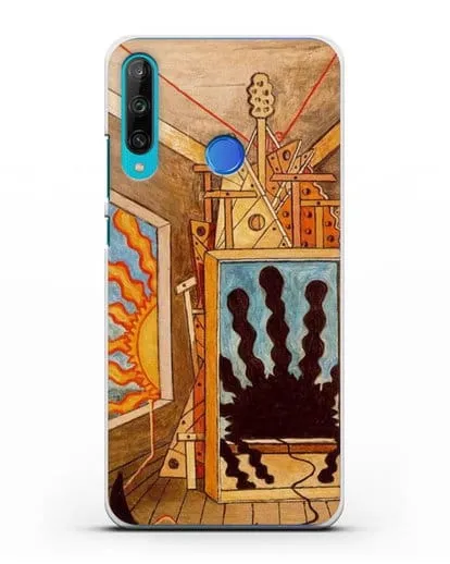 Чехол Метафизический интерьер с умирающим солнцем (де Кирико Джорджо) силиконовый для Honor 9C