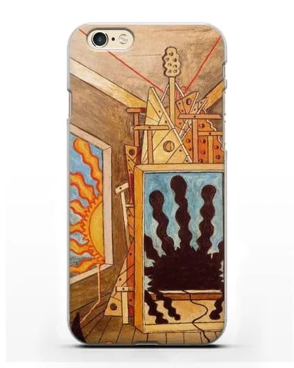 Чехол Метафизический интерьер с умирающим солнцем (де Кирико Джорджо) силиконовый для iPhone 6