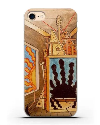 Чехол Метафизический интерьер с умирающим солнцем (де Кирико Джорджо) силиконовый для iPhone 8