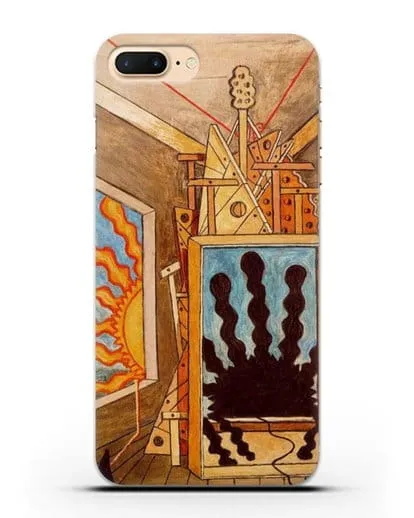 Чехол Метафизический интерьер с умирающим солнцем (де Кирико Джорджо) силиконовый для iPhone 7 Plus