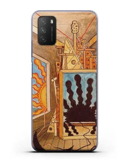 Чехол Метафизический интерьер с умирающим солнцем (де Кирико Джорджо) силиконовый для Xiaomi Poco M3