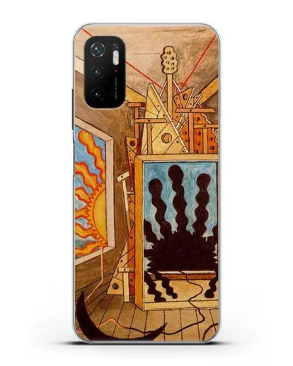 Чехол Метафизический интерьер с умирающим солнцем (де Кирико Джорджо) силиконовый для Xiaomi Poco M3 Pro