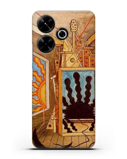 Чехол Метафизический интерьер с умирающим солнцем (де Кирико Джорджо) силиконовый для Xiaomi Poco M6