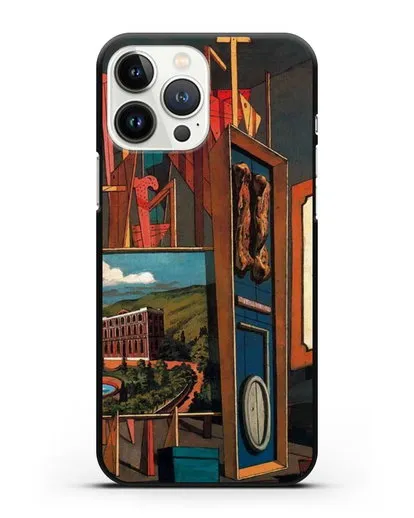 Чехол Обширный метафизический интерьер (де Кирико Джорджо) силиконовый для iPhone 13 Pro Max