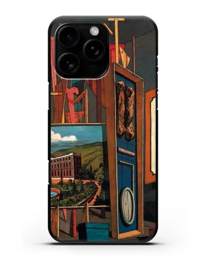 Чехол Обширный метафизический интерьер (де Кирико Джорджо) силиконовый для iPhone 16 Pro Max