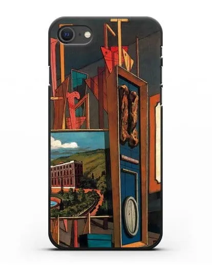 Чехол Обширный метафизический интерьер (де Кирико Джорджо) силиконовый для iPhone SE 2020