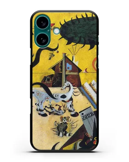 Чехол Вспаханное поле (Миро Жоан) силиконовый для iPhone 16 Plus