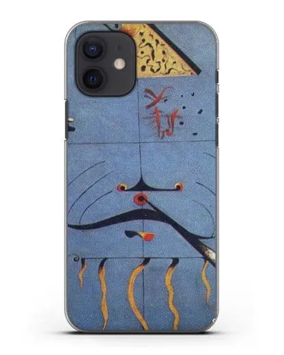 Чехол Каталонская крестьянская голова (Миро Жоан) силиконовый для iPhone 12