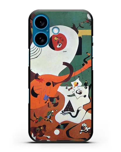 Чехол Голландский интерьер I (Миро Жоан) силиконовый для iPhone 16