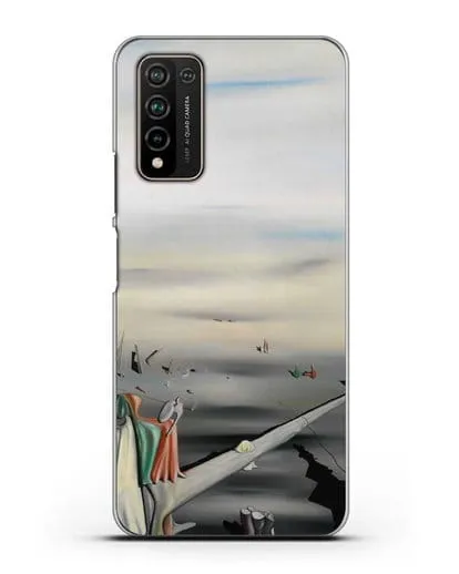 Чехол Атласный камертон (Танги Ив) силиконовый для Honor 10X Lite