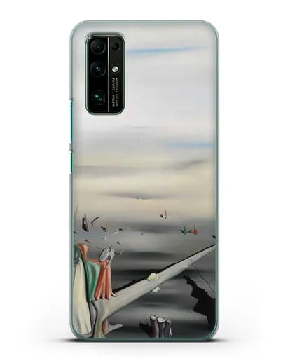 Чехол Атласный камертон (Танги Ив) силиконовый для Honor 30