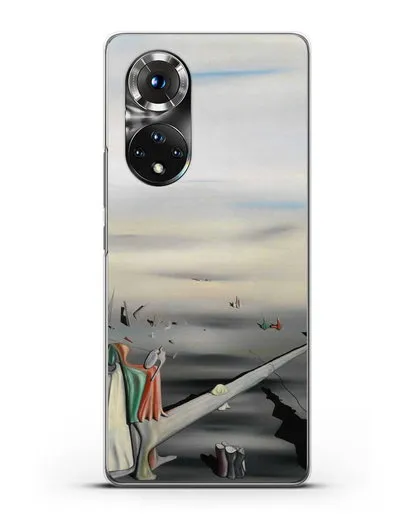 Чехол Атласный камертон (Танги Ив) силиконовый для Honor 50 Pro