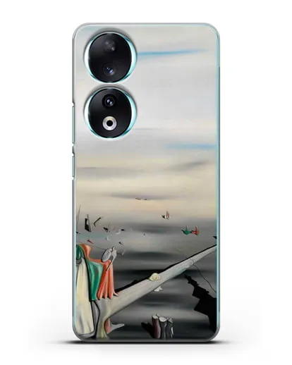 Чехол Атласный камертон (Танги Ив) силиконовый для Honor 90