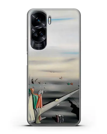 Чехол Атласный камертон (Танги Ив) силиконовый для Honor 90 Lite