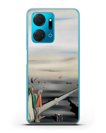 Чехол Атласный камертон (Танги Ив) силиконовый для Honor X7a Plus