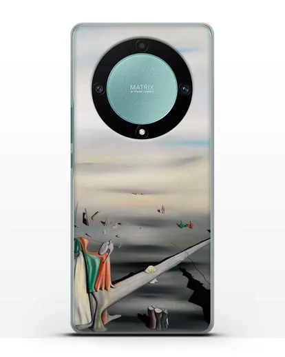 Чехол Атласный камертон (Танги Ив) силиконовый для Honor X9a