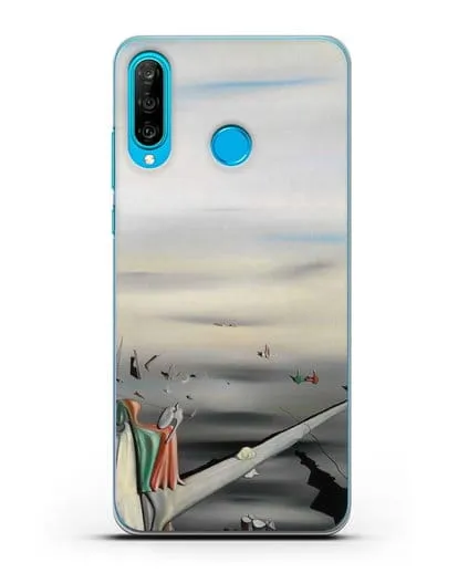 Чехол Атласный камертон (Танги Ив) силиконовый для Huawei P30 Lite
