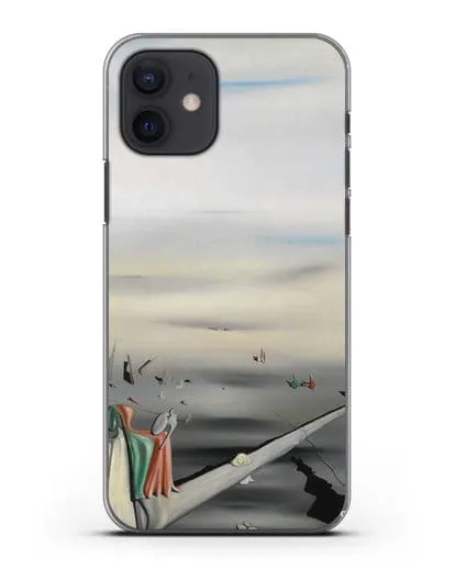 Чехол Атласный камертон (Танги Ив) силиконовый для iPhone 12