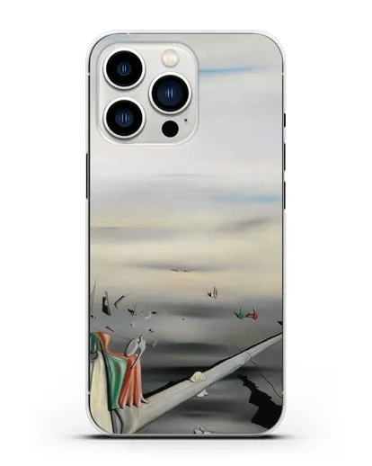 Чехол Атласный камертон (Танги Ив) силиконовый для iPhone 13 Pro