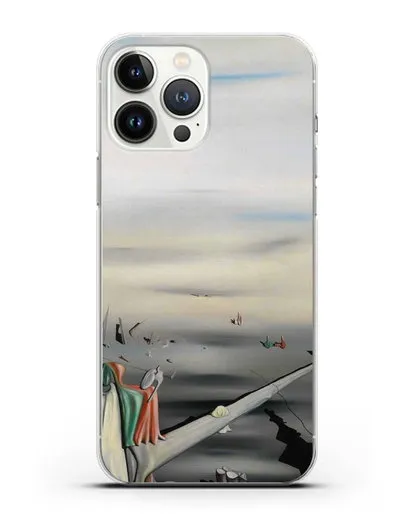 Чехол Атласный камертон (Танги Ив) силиконовый для iPhone 13 Pro Max