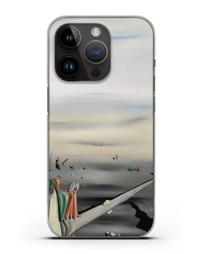 Чехол Атласный камертон (Танги Ив) силиконовый для iPhone 14 Pro