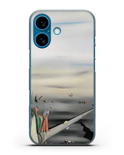 Чехол Атласный камертон (Танги Ив) силиконовый для iPhone 16