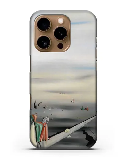 Чехол Атласный камертон (Танги Ив) силиконовый для iPhone 16 Pro