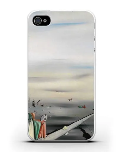 Чехол Атласный камертон (Танги Ив) силиконовый для iPhone 4/4s