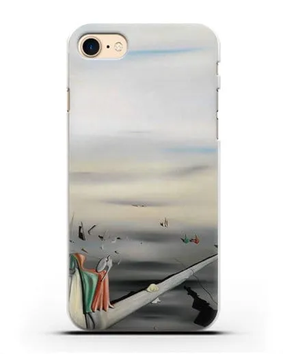 Чехол Атласный камертон (Танги Ив) силиконовый для iPhone 8