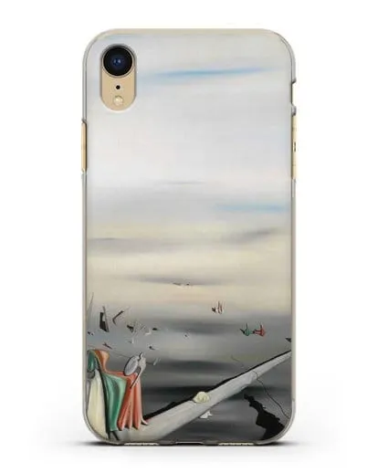 Чехол Атласный камертон (Танги Ив) силиконовый для iPhone XR